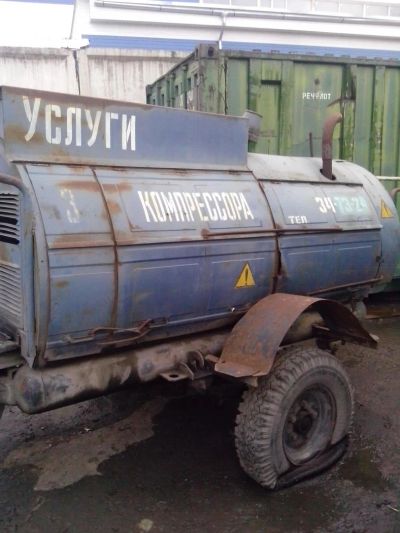 Лот: 1387860. Фото: 1. компрессор"ПКСД" дизельный. Прицепы, полуприцепы