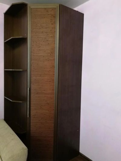 Лот: 6162963. Фото: 1. Шкаф угловой бамбук шоколад. Шкафы, шкафы-купе