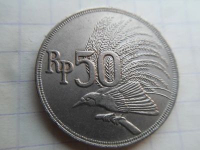 Лот: 21242760. Фото: 1. Индонезия 50 рупий 1971. Азия