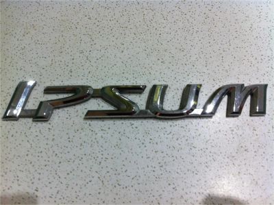 Лот: 10573670. Фото: 1. Эмблема Багажника Toyota Ipsum. Кузов