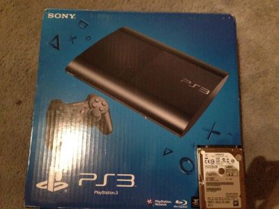Лот: 3465077. Фото: 1. Продам PS3 Super slim 2 игры Gta... Игровые приставки, консоли