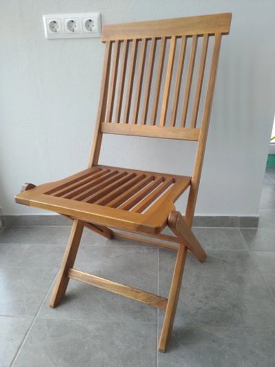 Лот: 24425682. Фото: 1. Деревянный стул KOTI IDEA. Столы, стулья, обеденные группы