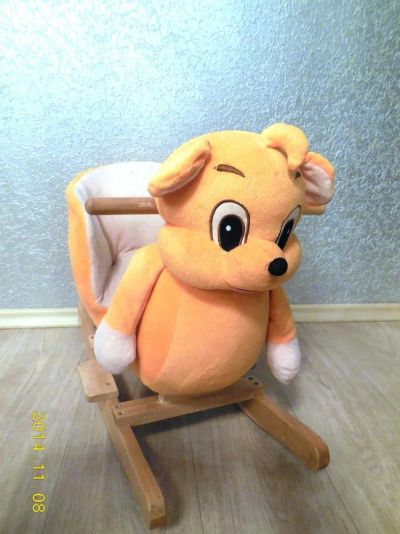 Лот: 4723040. Фото: 1. Качалка Киска мяукает. Ходунки, прыгунки, качели