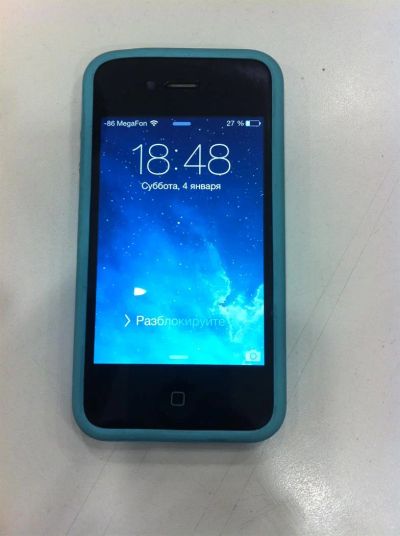 Лот: 3567974. Фото: 1. Apple Iphone 4 32gb black. Смартфоны