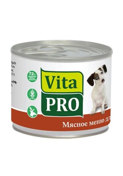Лот: 5109800. Фото: 1. Консервы VitaPRO для взрослых... Корма