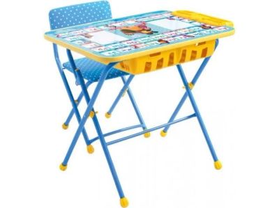 Лот: 11308757. Фото: 1. Детский столик и мягкий стул... Другое (учёба (школа, вуз))