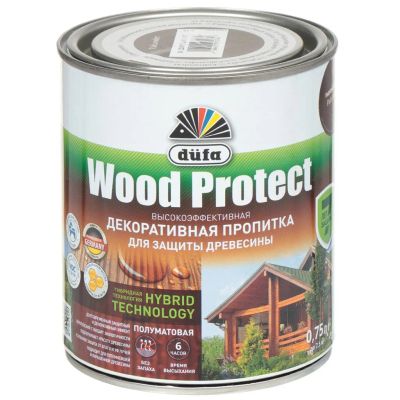 Лот: 24112273. Фото: 1. Пропитка Dufa, Wood Protect, для... Краски, лаки, растворитель