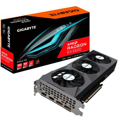 Лот: 18854425. Фото: 1. Видеокарта AMD Radeon RX 6600... Видеокарты