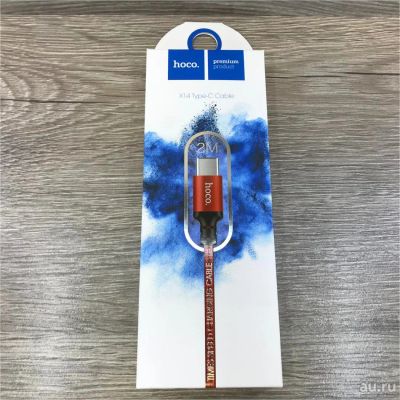 Лот: 12620088. Фото: 1. Кабель HOCO X14 USB Type-C Красный. Дата-кабели, переходники