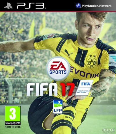 Лот: 9707879. Фото: 1. FIFA 17 PS3 Playstation 3. Игры для консолей