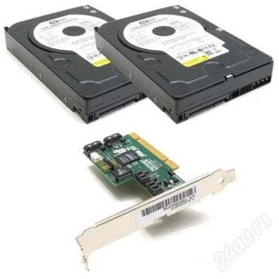 Лот: 77932. Фото: 1. СУПЕР ЛОТ! Контроллер SATA2... Жёсткие диски (HDD)