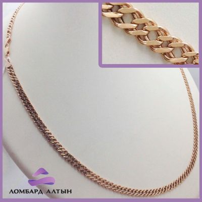 Лот: 8804044. Фото: 1. Золотая цепь 585 пробы. Вес 9... Цепочки