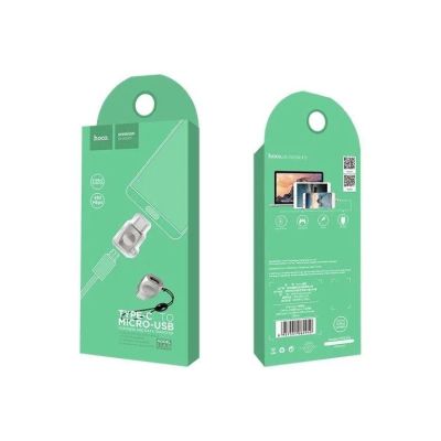 Лот: 16714411. Фото: 1. Переходник Micro USB на Type-C... Дата-кабели, переходники