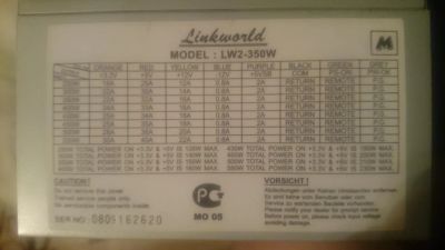 Лот: 6565881. Фото: 1. Linkworld LW2-350W. Корпуса, блоки питания