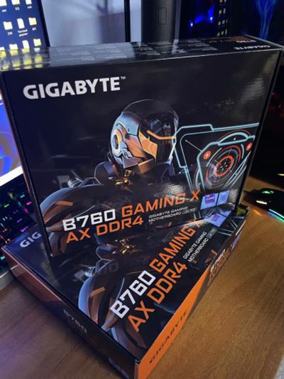Лот: 19929696. Фото: 1. Материнская плата Gigabyte B760... Материнские платы