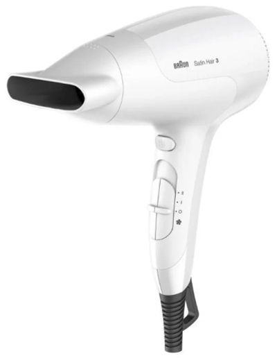 Лот: 11221128. Фото: 1. Фен Braun HD-380 белый. Укладка и стрижка волос, бритьё, эпиляция