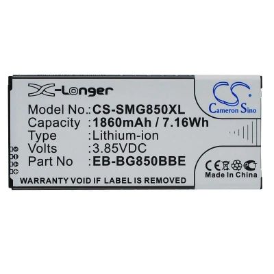 Лот: 22976078. Фото: 1. Аккумулятор CS-SMG850XL - Sgn... Аккумуляторы