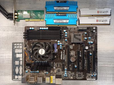 Лот: 20714394. Фото: 1. Комплект AMD A8 6500, мат.плата... Комплекты запчастей