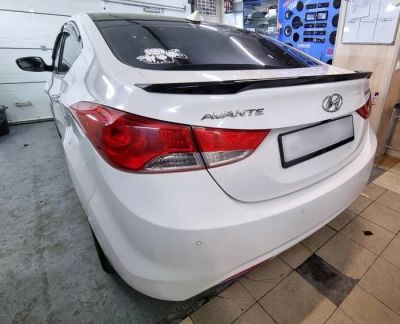 Лот: 19115361. Фото: 1. Лип спойлер на Hyundai Avante... Детали тюнинга