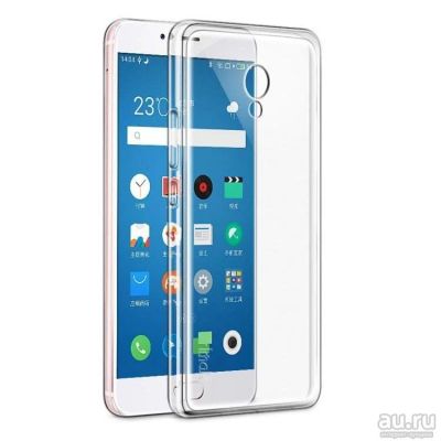 Лот: 13130766. Фото: 1. Чехол Meizu M5S Силикон Прозрачный... Чехлы, бамперы