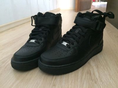 Лот: 5522534. Фото: 1. Nike Air Force 1 MID, Black, EUR... Кеды, кроссовки, слипоны