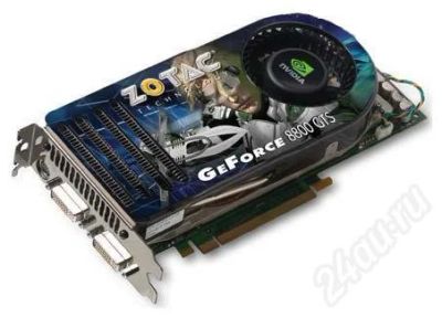 Лот: 242430. Фото: 1. 8800 gts 320bit 320mb Zotac. Видеокарты