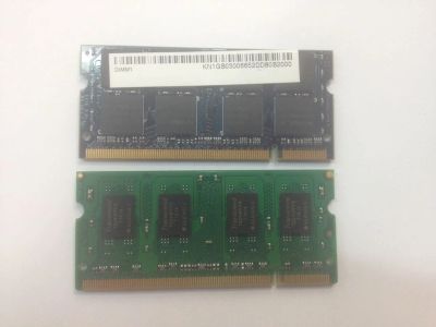 Лот: 10971632. Фото: 1. SO-Dimm DDR2 2x1Gb 2 планки по... Оперативная память