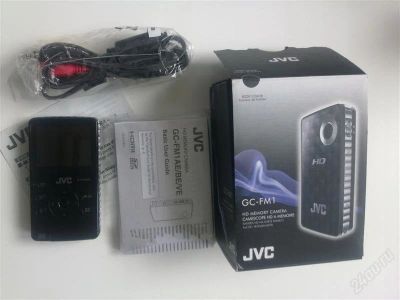 Лот: 1152851. Фото: 1. JVC GC-FM1 Карманная видеокамера. Видеокамеры