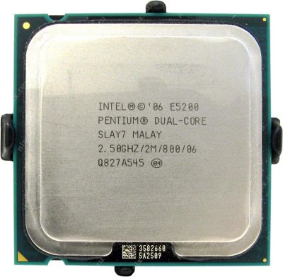 Лот: 9550816. Фото: 1. Двухъядерный процессор Intel Pentium... Процессоры