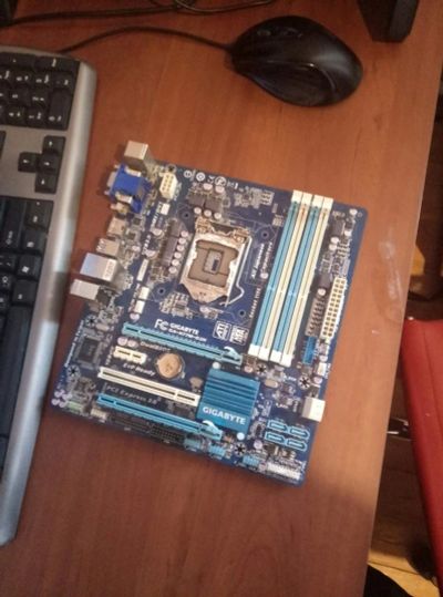 Лот: 15298965. Фото: 1. Материская плата Gigabyte LGA1155... Материнские платы