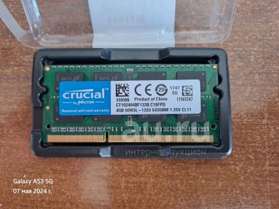 Лот: 22557567. Фото: 1. Оперативная память SO-DIMM DDR3L... Оперативная память