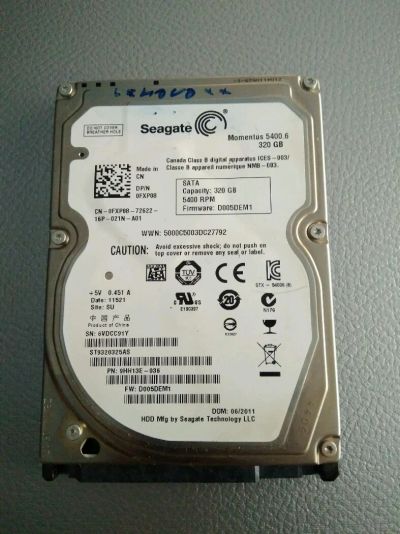 Лот: 11709791. Фото: 1. Жёсткий диск для ноутбука seagate... Жёсткие диски (HDD)