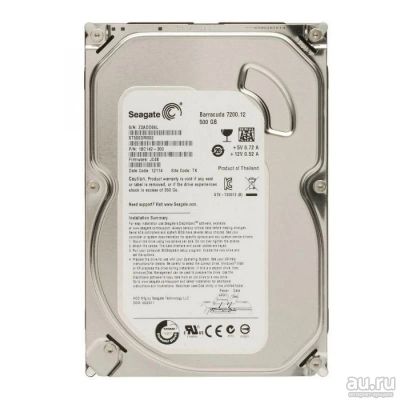 Лот: 14416639. Фото: 1. 500ГБ Жесткий диск Seagate ST500DM002... Жёсткие диски (HDD)
