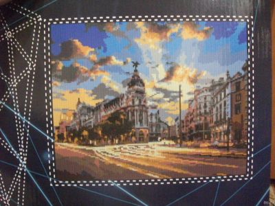 Лот: 4503059. Фото: 1. новая картина "Город" Алмазная... Мозаика, фреска