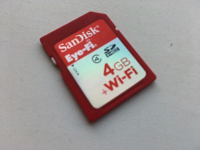Лот: 11896174. Фото: 1. SanDisk Eye-Fi SD-карта c wi-fi... Карты памяти
