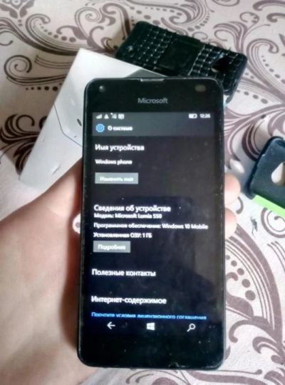 Лот: 11733732. Фото: 1. Microsoft Lumia 550 Продажа или... Смартфоны