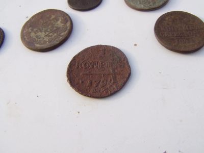 Лот: 8125237. Фото: 1. 1 копейка Павла 1799 года. Ам... Россия до 1917 года