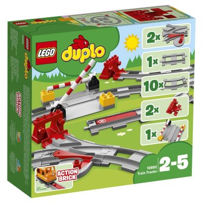 Лот: 14798193. Фото: 1. LEGO DUPLO Town 10882 Рельсы. Конструкторы