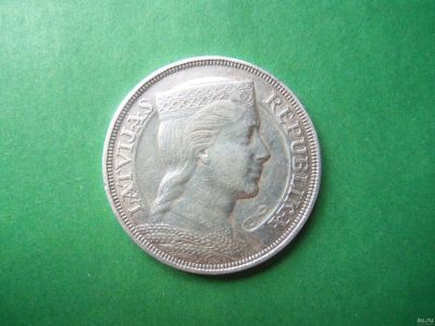Лот: 18033954. Фото: 1. Латвия 5 лат 1932 г., крупное... Страны СНГ и Балтии