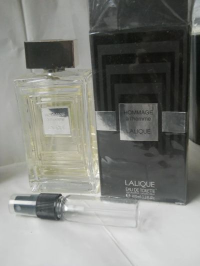 Лот: 5718932. Фото: 1. Hommage a L'Homme Lalique 20мл. Мужская парфюмерия
