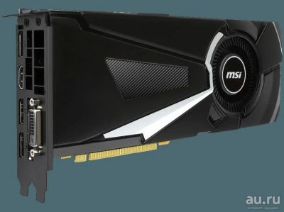 Лот: 11199335. Фото: 1. MSI GeForce GTX 1080 Aero OC 8GB. Видеокарты