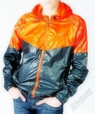 Лот: 1764604. Фото: 1. Ветровка Nike Оригинал С Рубля... Верхняя одежда