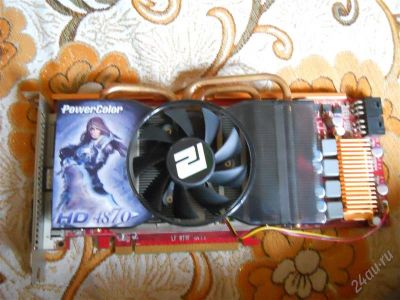 Лот: 2024033. Фото: 1. PowerColor Radeon HD 4870 1024... Видеокарты