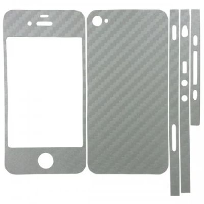 Лот: 5222175. Фото: 1. Защитная пленка Carbon для iPhone... Защитные стёкла, защитные плёнки