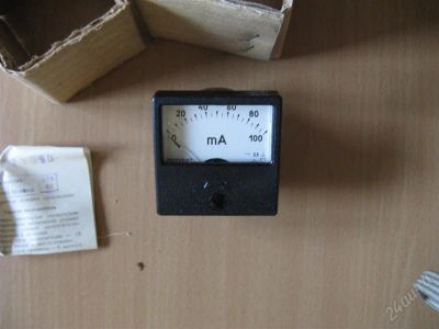 Лот: 1315949. Фото: 1. Милиамперметр М2001/1 М1 100мА. Контрольно-измерительное оборудование