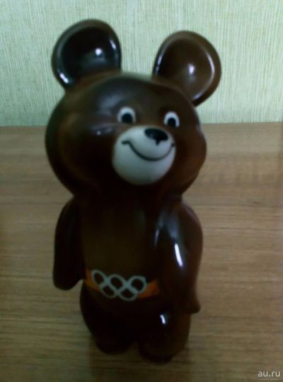 Лот: 13043147. Фото: 1. Олимпийский мишка, Дулево. Фарфор, керамика