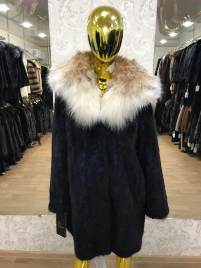 Лот: 11233195. Фото: 1. Норковая шуба vip classa с рысью... Верхняя одежда