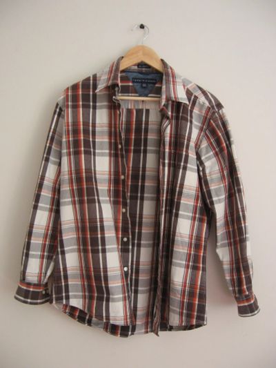 Лот: 14284059. Фото: 1. Рубашка в клетку Tommy Hilfiger... Рубашки, водолазки