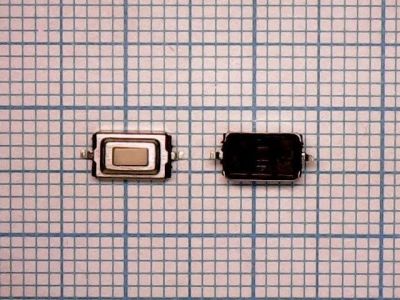 Лот: 12286929. Фото: 1. Тактовая кнопка №04 SMD вертикальная... Реле, тумблеры, переключатели