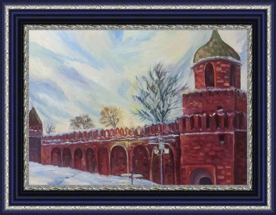 Лот: 24997523. Фото: 1. Картина Тульский Кремль. Картины, рисунки